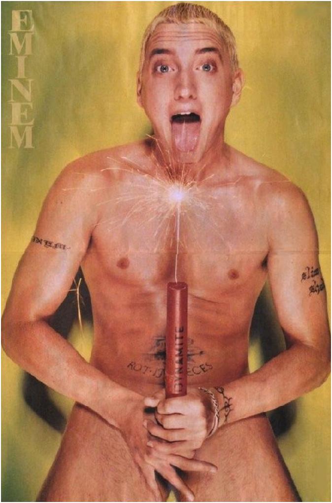 Eminem Naked Fakes Telegraph