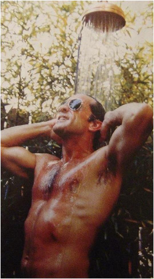 Survivor Host Jeff Probst Hot and Wet