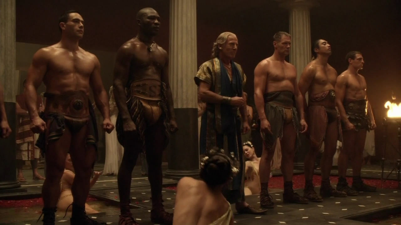 Spartacus male nudity