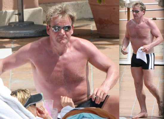 Gordon Ramsay Shirtless