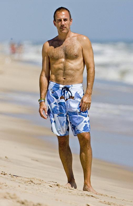 Matt Lauer Shirtless And Hairy