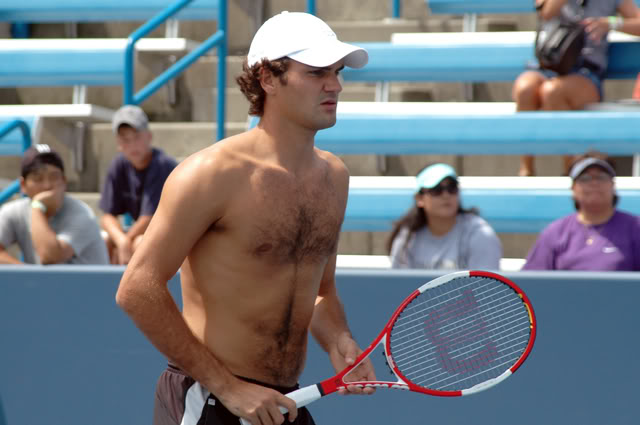 Roger Federer’s Incredible Chest