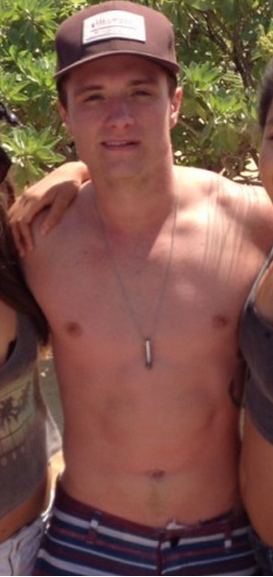 Josh Hutcherson shirtless