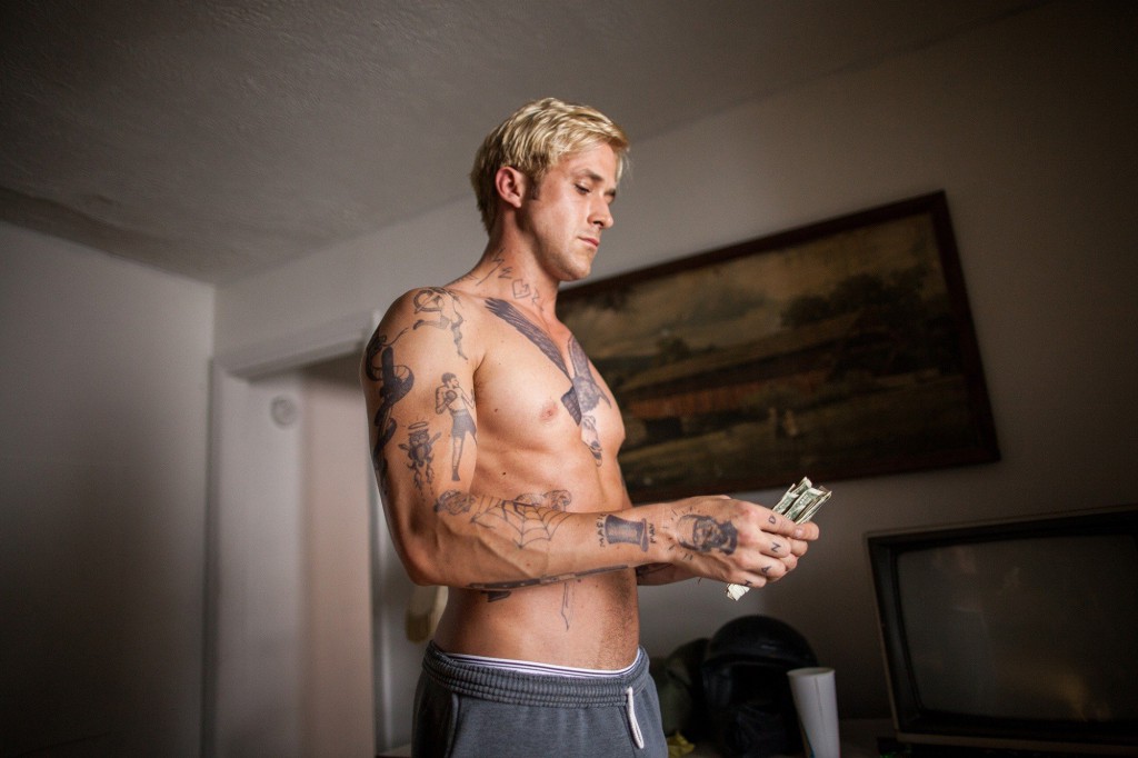 Ryan Gosling Shirtless And Tattooed