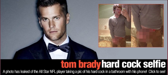 Naked Pro Athlete Tom Brady