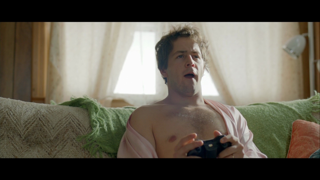 In the film ‘The Brass Teapot’ Michael Angarano did this revealing nude sce...