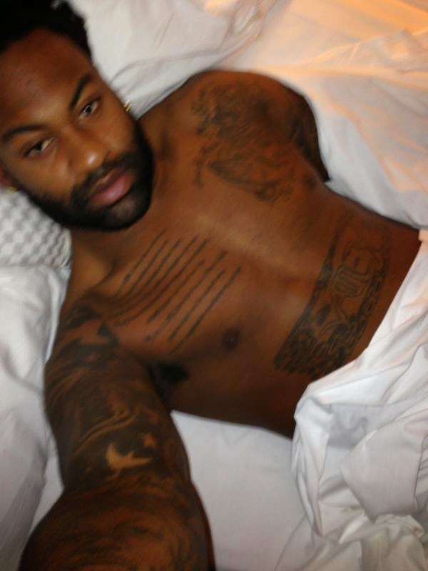 Naked Football Player Brandon Spikes