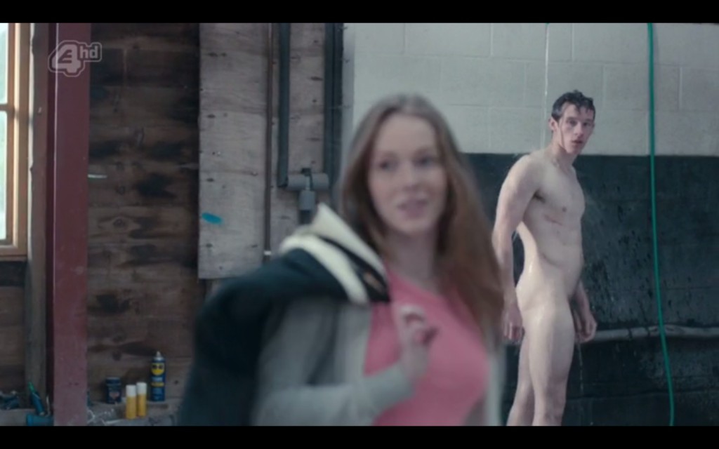 Actor Callum Turner Fully Naked in Glue