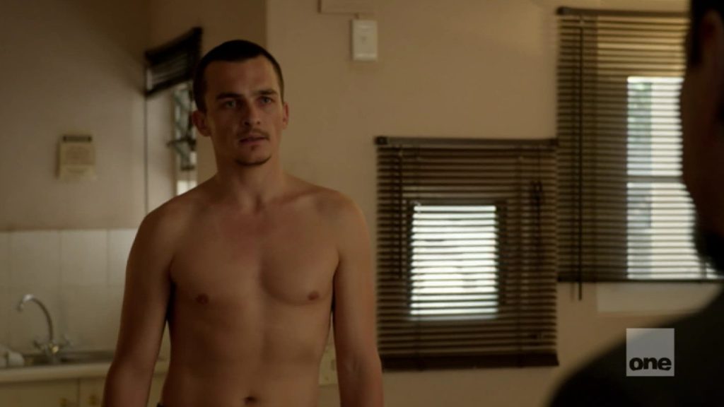 Shirtless Rupert Friend