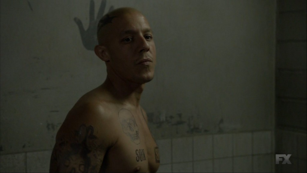 Strip Search of Theo Rossi on SOA