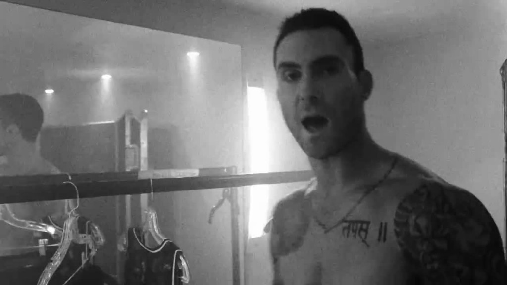 Adam Levine Shows Butt in Music Video