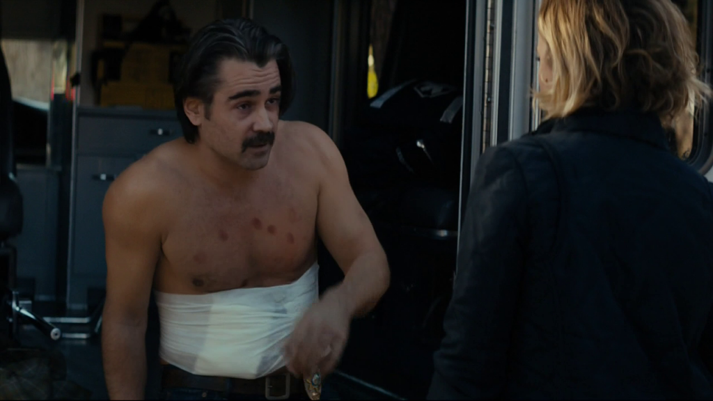 Colin Farrell Shirtless in True Detective
