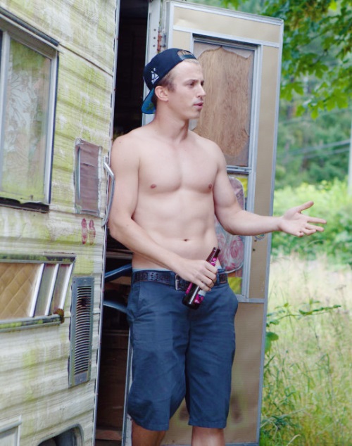 Actor Kenny Wormald Shirtless