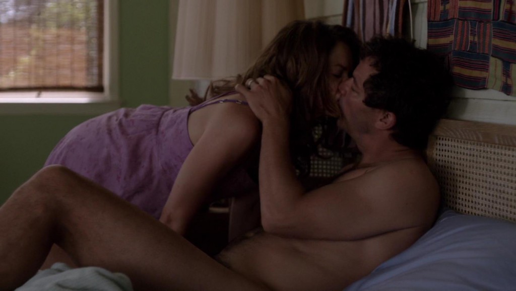 Dominic West Semi Naked on The Affair