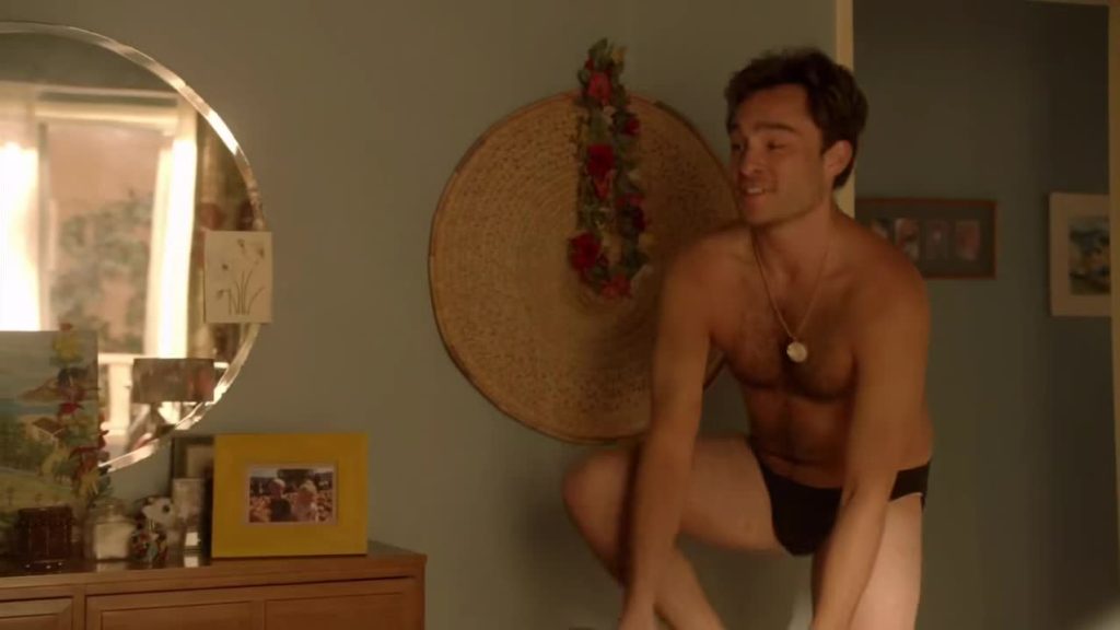 Ed Westwick in Underwear