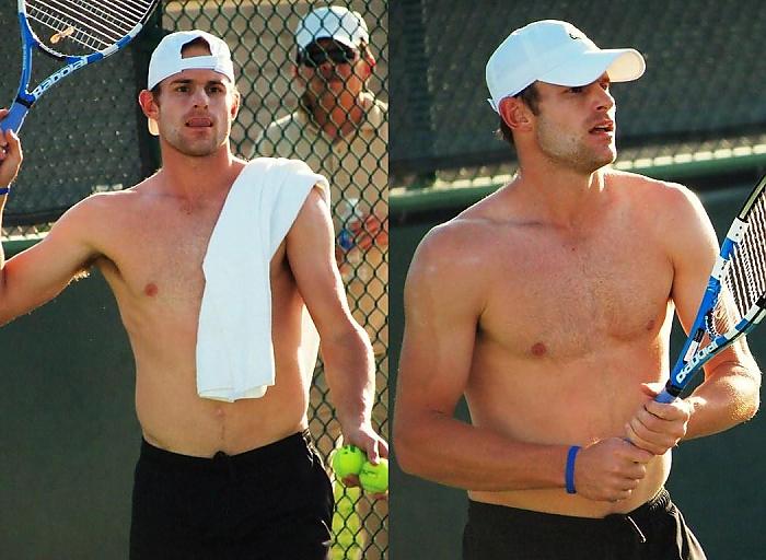 Andy Roddick Shirtless Tennis