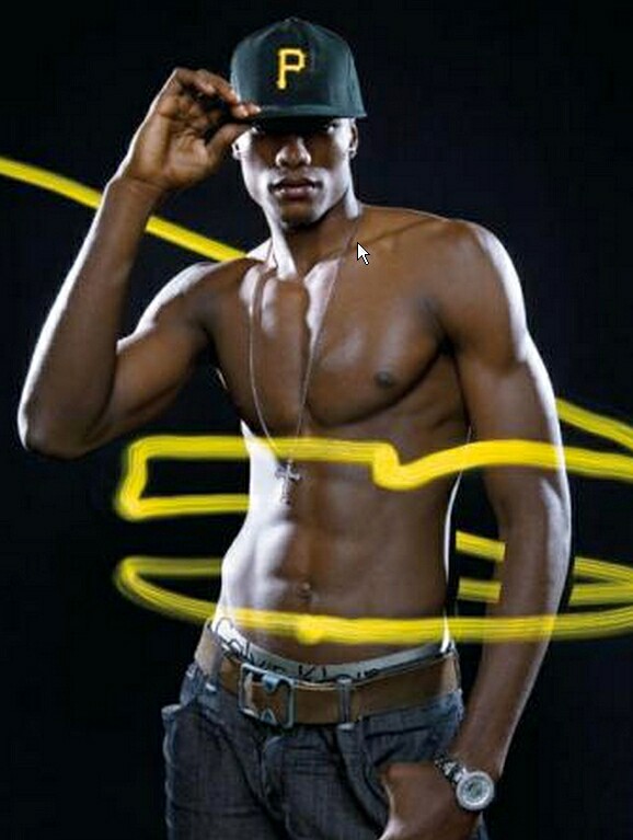 Serge Ibaka Shirtless Black Celeb