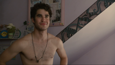 Darren Criss shirtless in Imogene