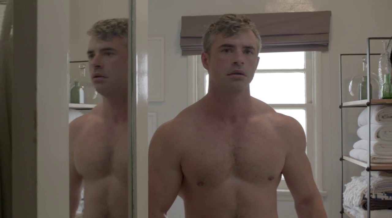 James Cerne Shirtless In You're Killing Me